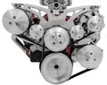 BBC Corvette Style Track Serpentine System W/ AC