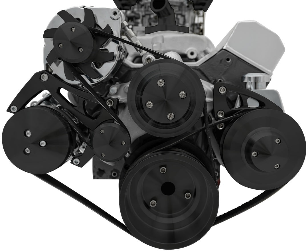 SBC Ultra Serpentine Conversion Kit Black
