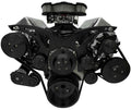 429-460 BBF Style Track Serpentine Kit W/ AC Blk