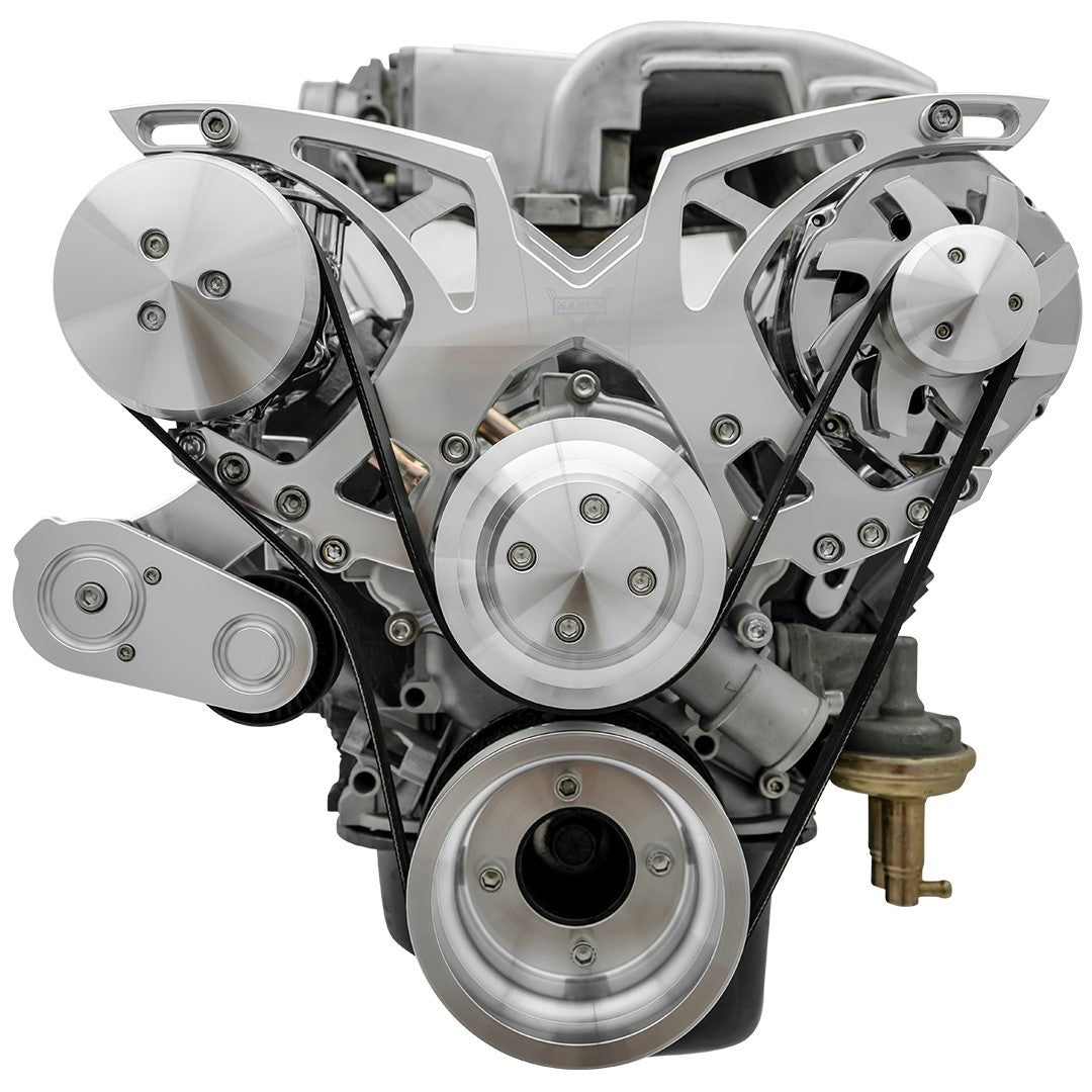 Style Track Pulley Kit Small Block Ford