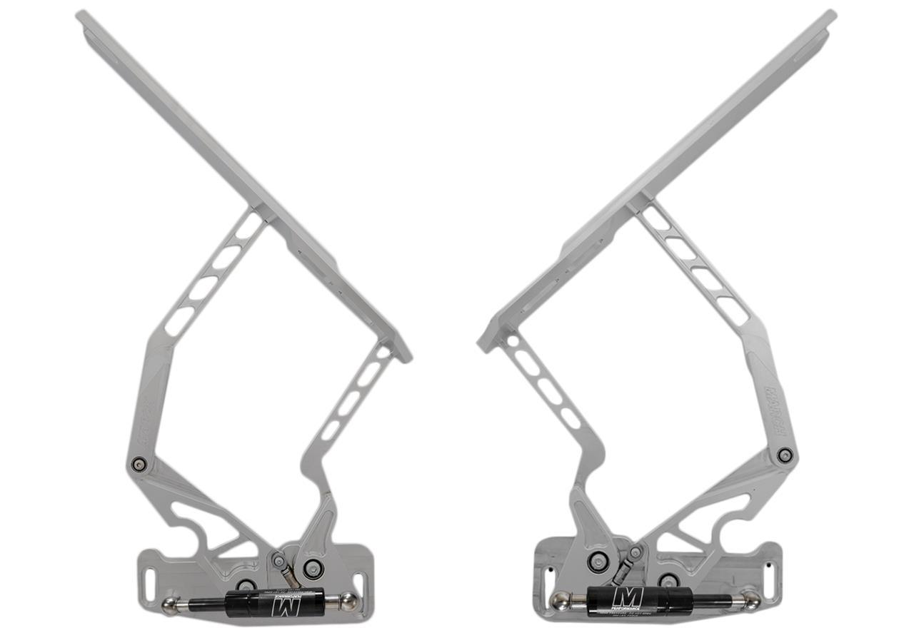 73-79 Ford Truck Hood Hinges Polished Pair