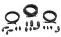 Braided P/S Line Kit Remote Reservoir Black