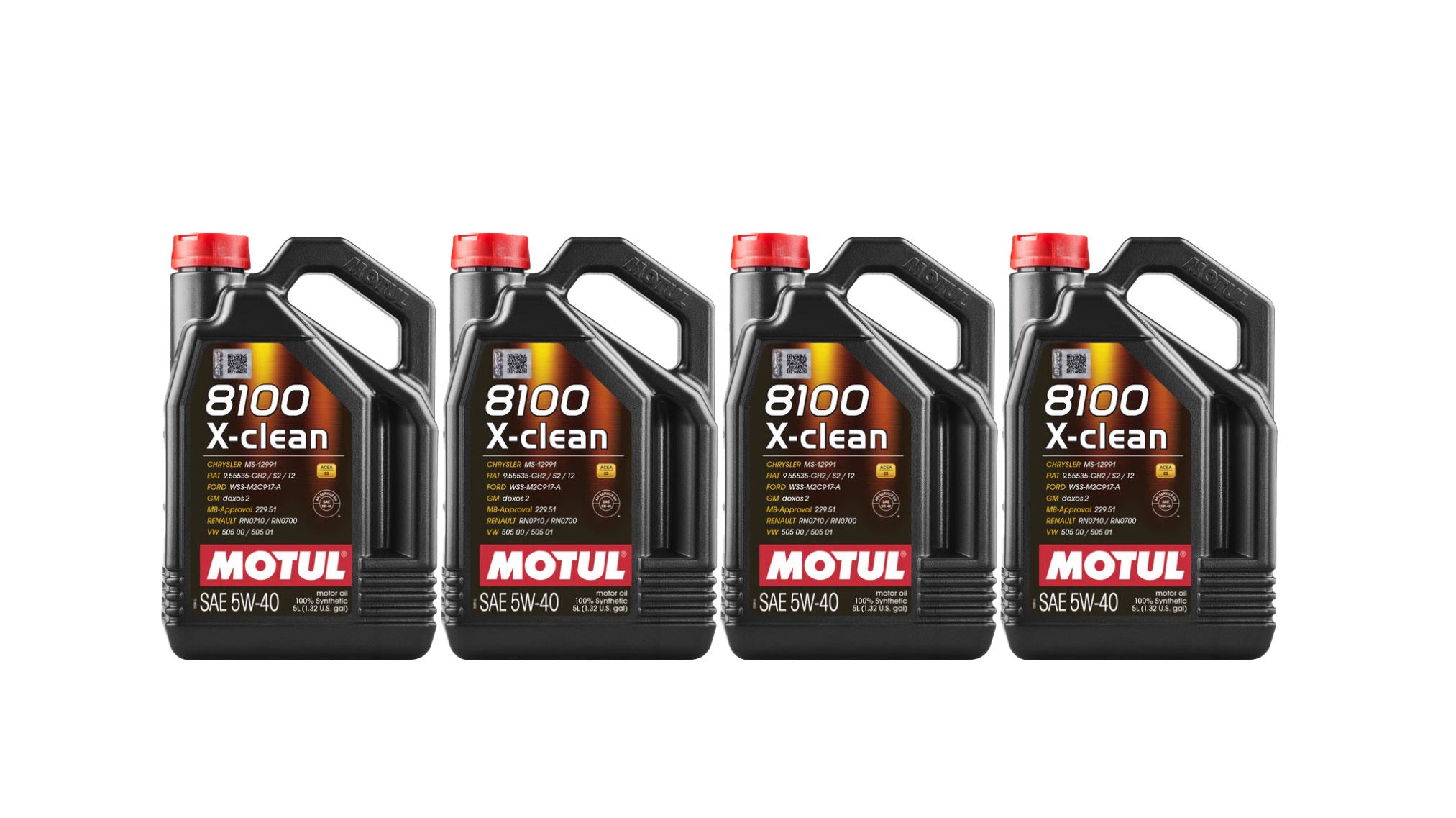 8100 X-Clean 5W-40 Case 4 x 5 Liter Bottle