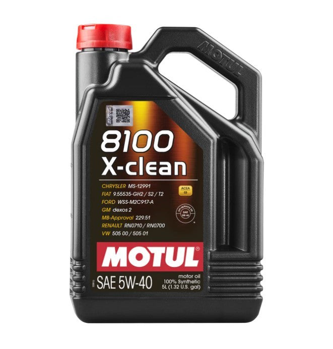 8100 X-Clean 5W-40 5 Liter Bottle
