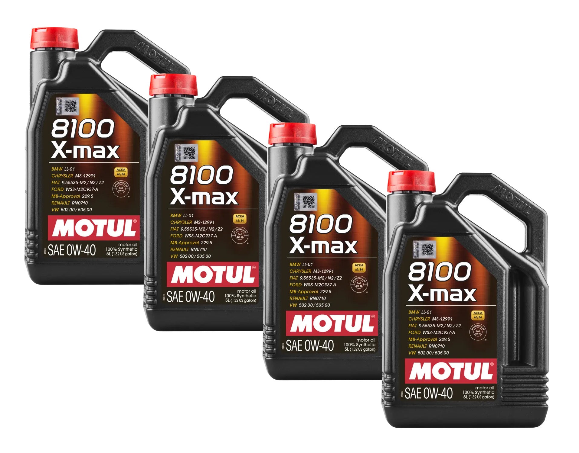 8100 X-Max 0W40 Oil Case 4 x 5 Liter Bottle