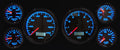Gauge Kit GM Truck 88-94 F/S Perf II White