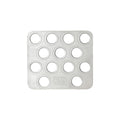 Co-Driver Footrest Sandblasted Aluminium