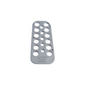 Driver Left Footrest Sandblasted ALuminium