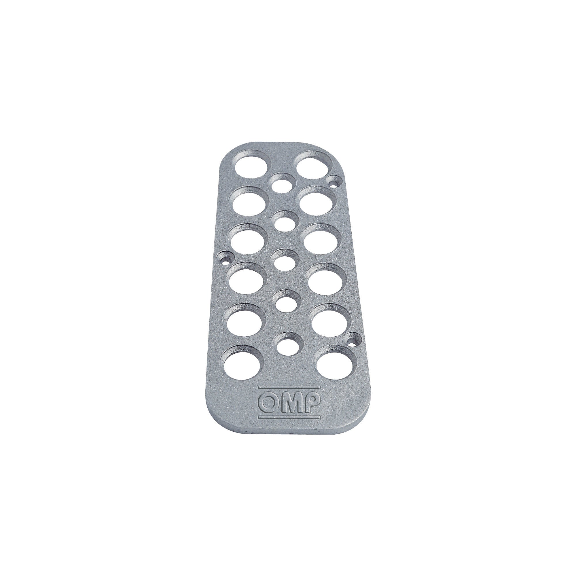 Driver Left Footrest Sandblasted ALuminium