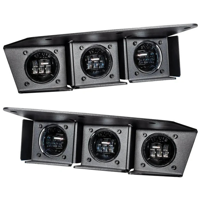 21-26 Bronco Fog Light Kit Triple LED Amber