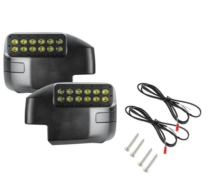 21-26 Bronco Side Mirrors W/ Ditch Lights