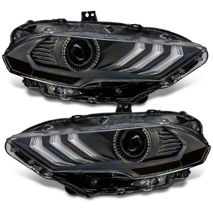 18-23 Ford Mustang LED Headlights ColorShift