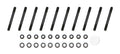 SBC Main Stud Kit Small Journal 2-Bolt