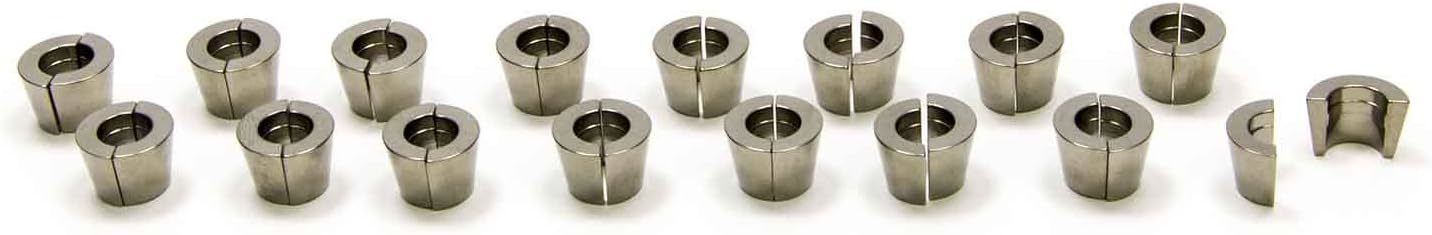 8-Degree Valve Lock Set 11/32 Steel  Sq-Groove
