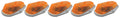 Cab Roof Lights Amber 80-98 Ford P/U Non LED