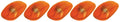 Hi-Five Cab Roof Lights Amber 5 Light Kit