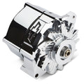 Alternator Recessed Black Bowtie Chrome