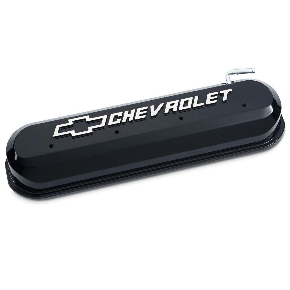 LS Valve Covers Slant Edge Liquid Black