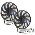 Brushless Electric Fan Dual 12in S-Blade Puller