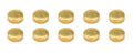 Expansion Plugs 10pk - Brass 1-3/8 Dia