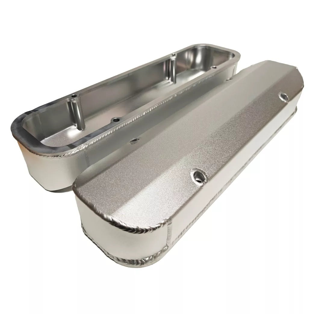 Alum Fab Valve Cover Pont 301-455 Silver