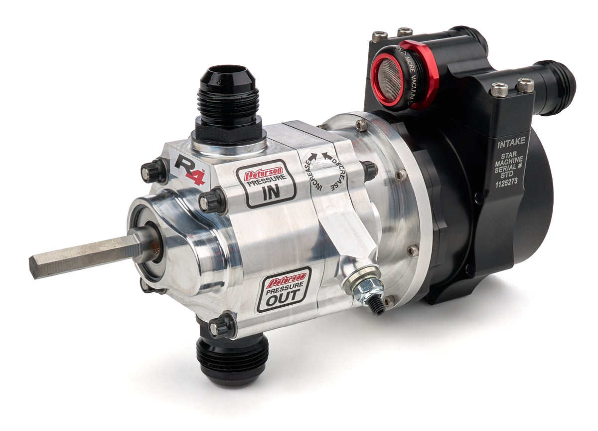 Oil Pump 1-Stage R4 Left Side Mount  3/8in