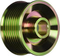 Pulley 8-Groove Yellow Zinc 58mm OD