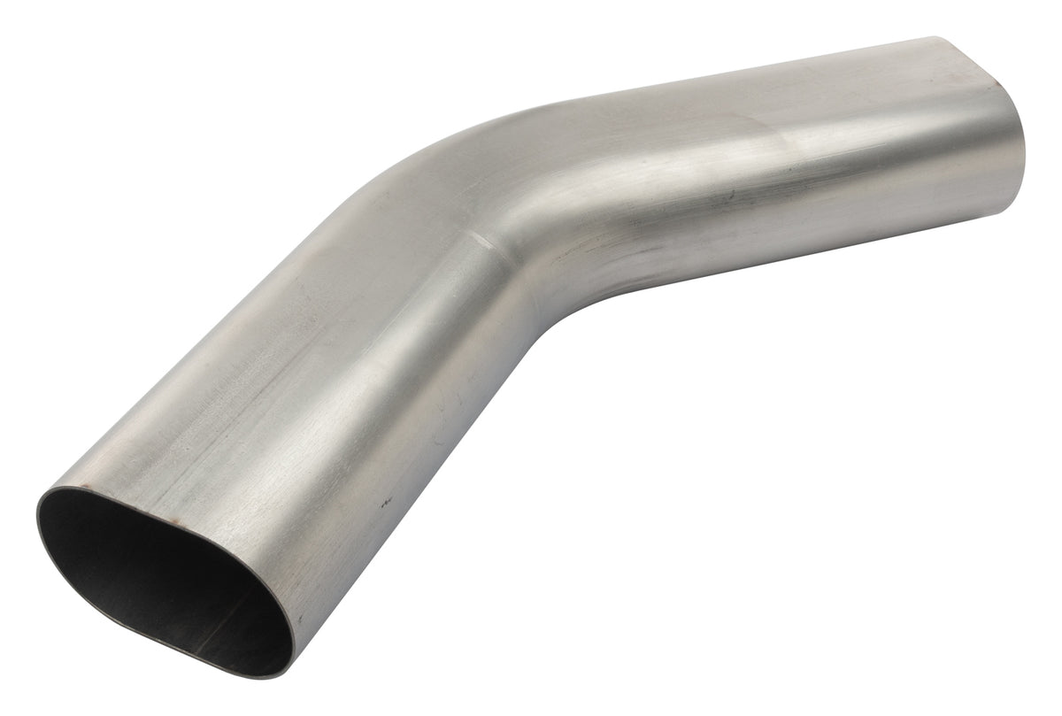3in Oval Tubing 45Degree Horizontal Bend