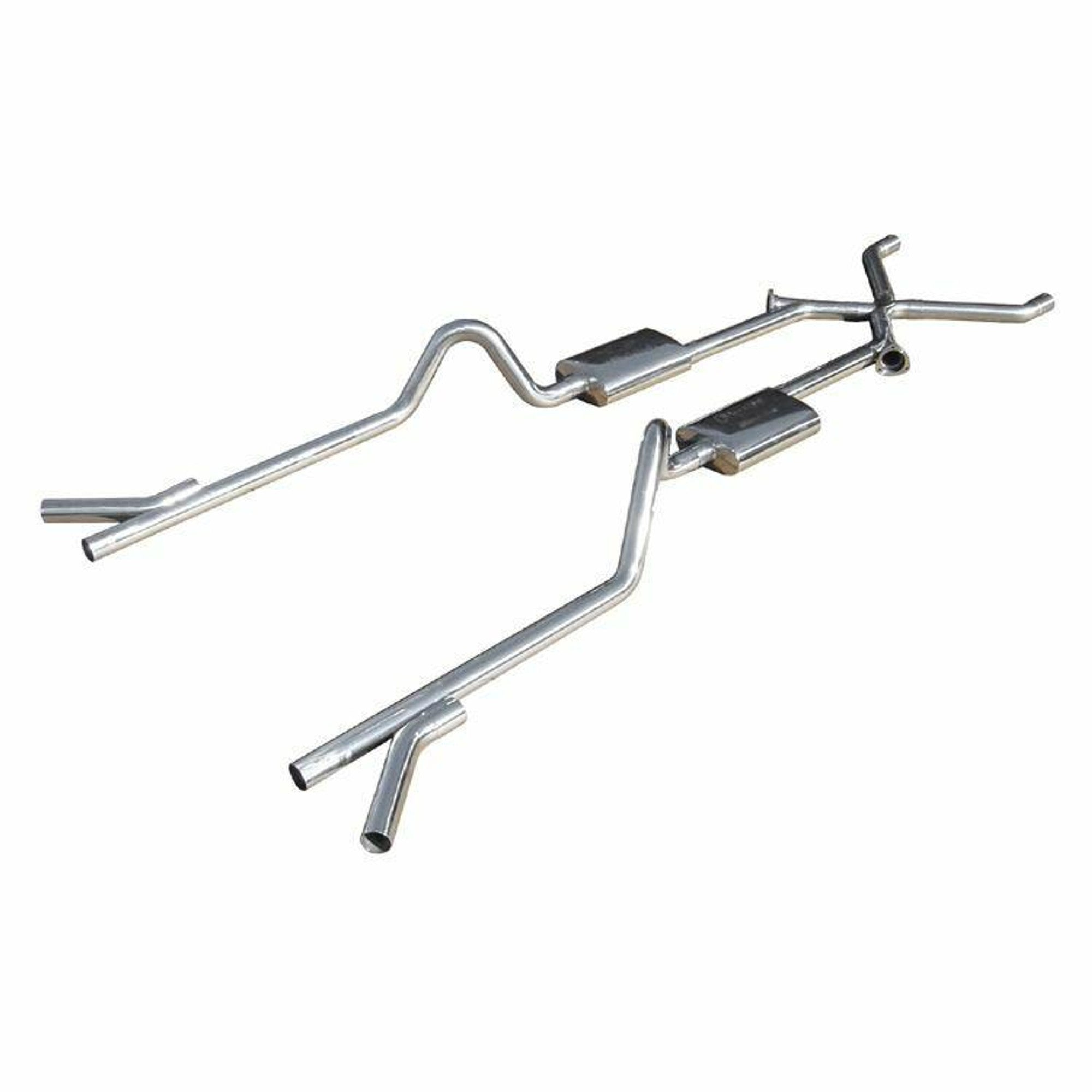 55-57 Chevy 2.5 Exhaust w/X-Pipe