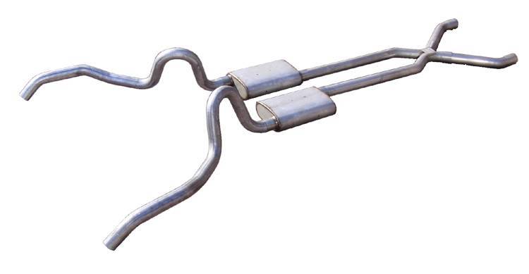 62-67 Nova Crossmember Back Exhaust