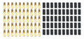 Ring Terminal #8 10-12 Ga w/Heat Shrink 50pk