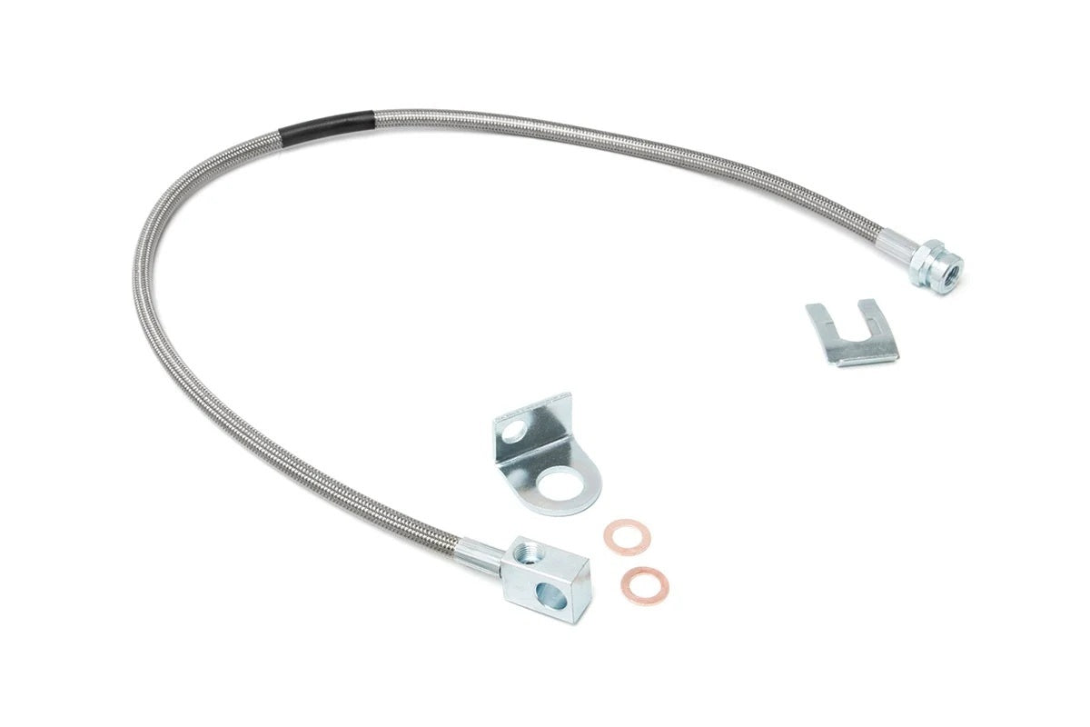 97-06 Jeep TJ Rear Stainless Brake Line