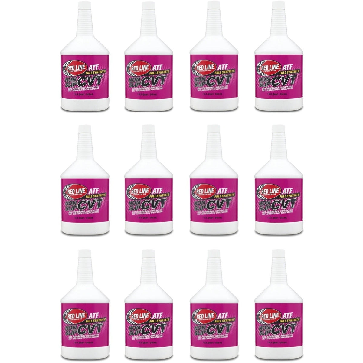 Non-Slip CVT Trans Fluid Case 12 x 1 Quart Bottle