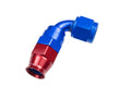 8AN 90 Degree PTFE Reusable Hose End Blue