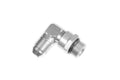 6AN Male to 6AN ORB Male Swivel 90deg Clear