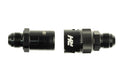 10AN Dry Break Quick Release Adapter Black