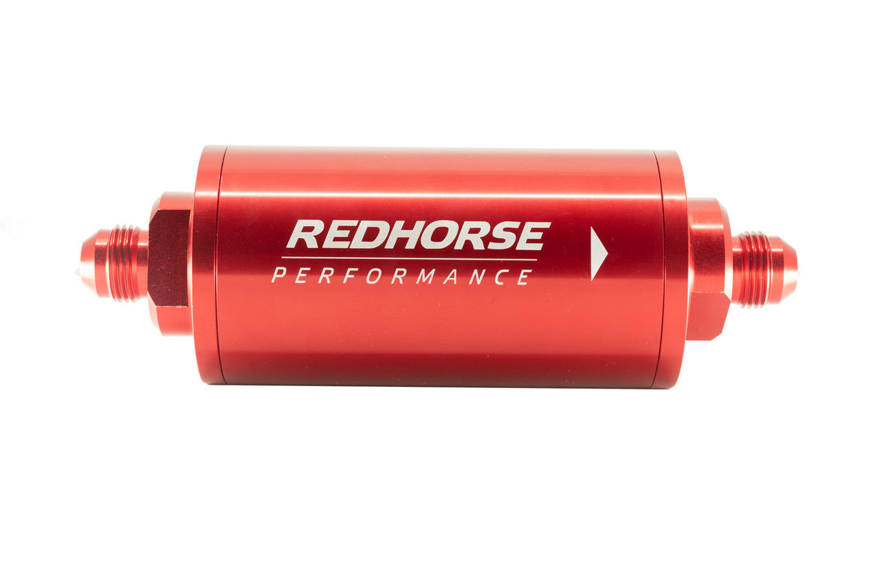 8AN Fuel Filter Red