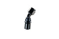 8AN 30Deg Crimp Hose End Black