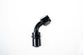 10AN 60Deg Crimp Hose End Black