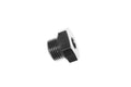 6an ORB Port Plug w/ 1/8 NPT Female Port Black