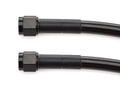 6AN 12in Nitrous Line Black