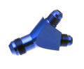 6an Single inlet to 6an Dual Outlet - Blue