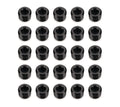 1/4in NPT Socket Head Pipe Plug 25/pkg Black