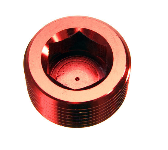3/4in NPT Hex Head Pipe Plug Red