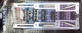 Spark Plug Wire Loom BBC Satin Vertical Style