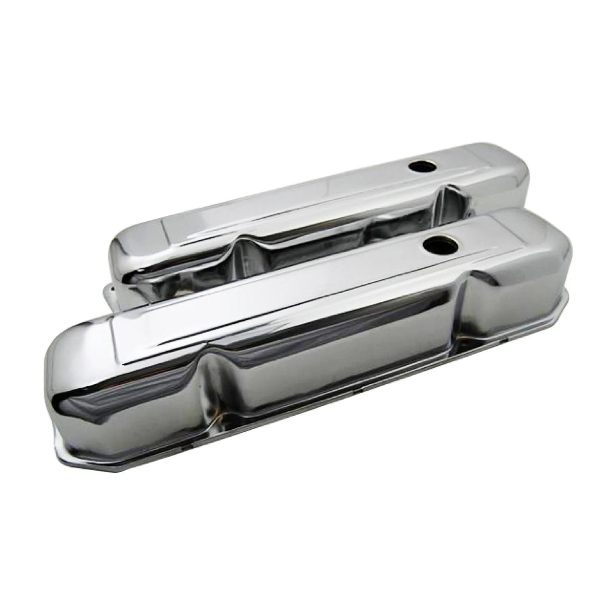 Chrome Steel Chrysler 383-440 Short Valve Covr