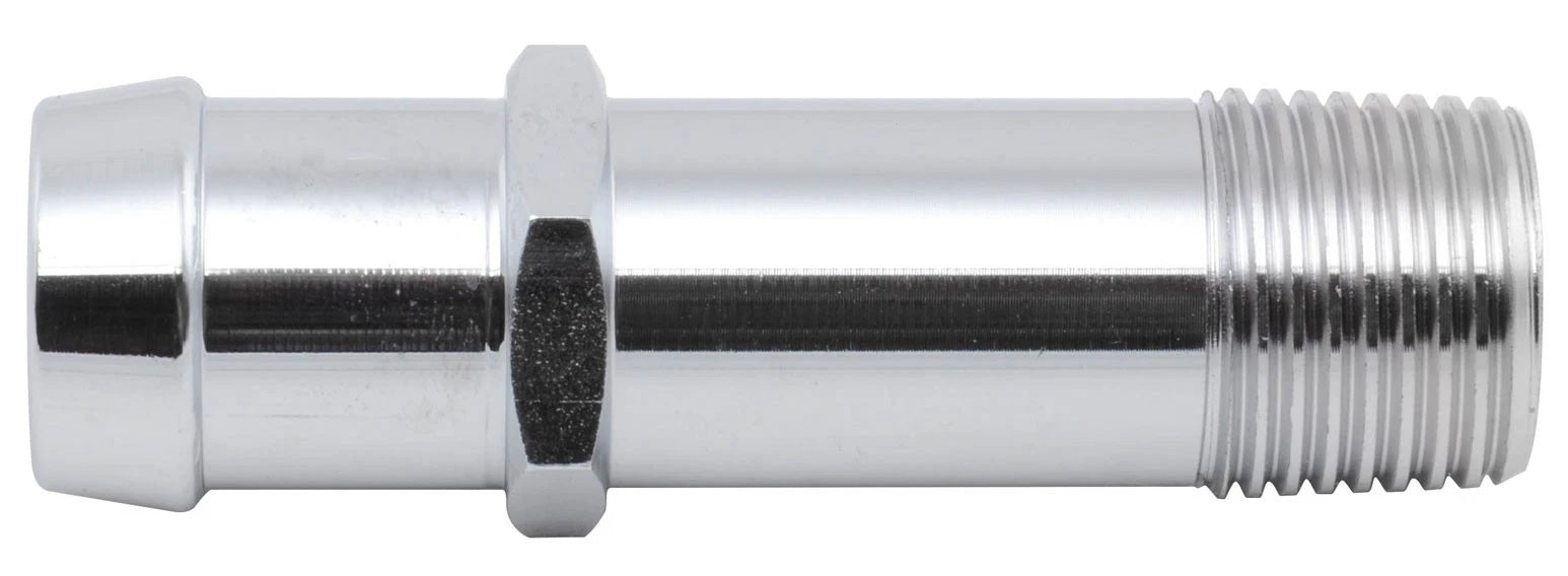 Steel Water Pump Fitting 1/2In NTP to 3/4In Barb