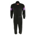 Black Suit Single Layer Kids XX-Large Purple Tri