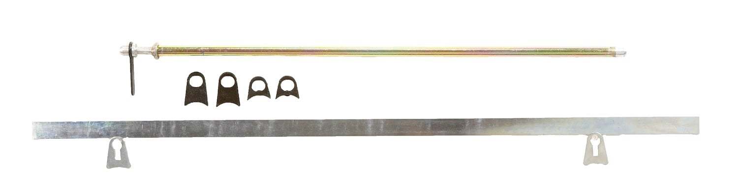 Window Net Mount Kit Spring Loaded Flat Bar