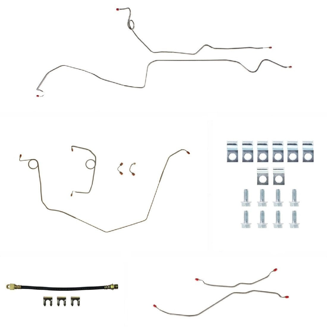 69 Camaro Complete Brake Line Kit Stainless